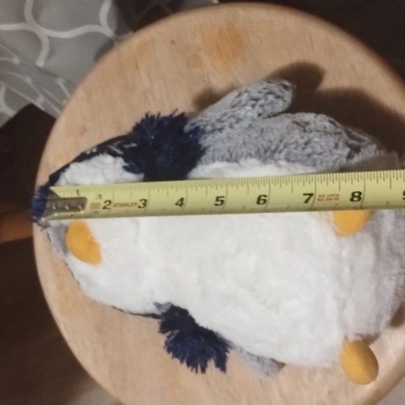 Aurora Pompom 8" Penguin Plush from World (Blue Hat) - Picture 13 of 15